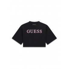 GUESS μπλούζα παιδικ΄ή κορίτσι J6RI11KCNQ4-JBLK μαυρο